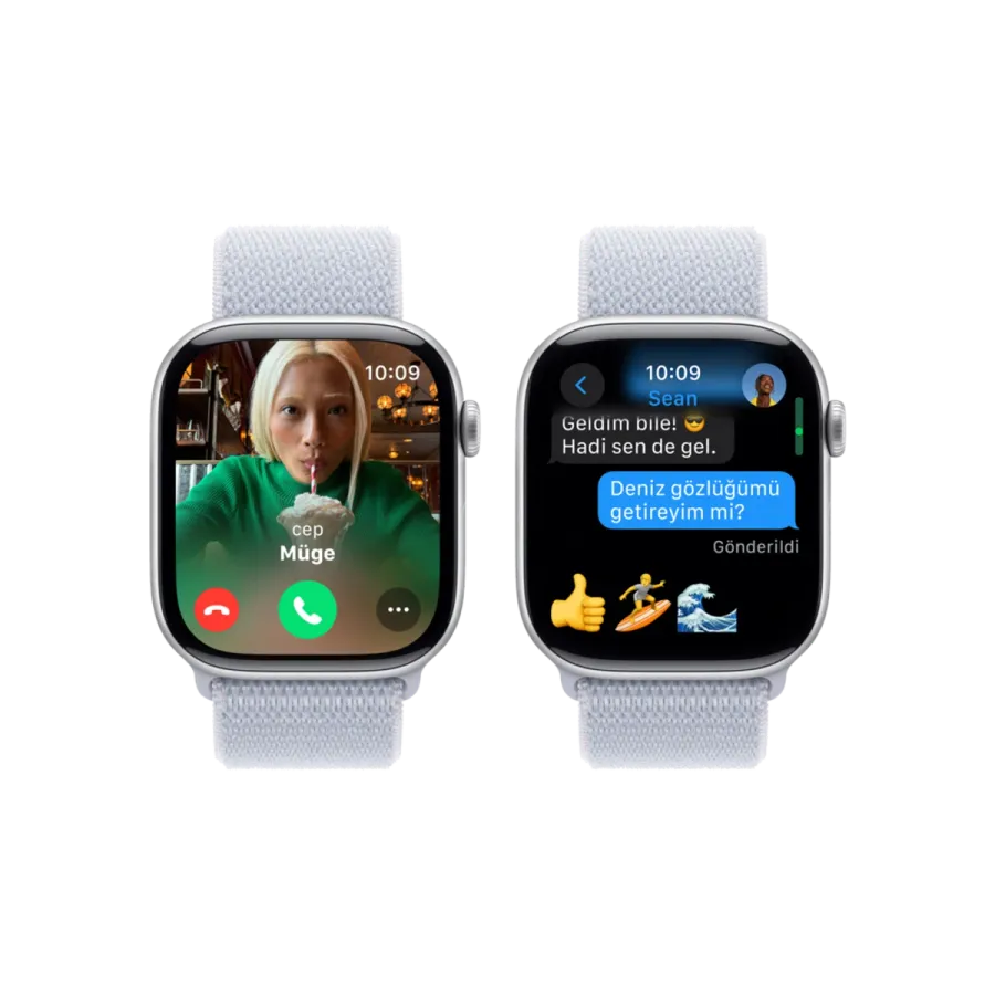 Apple Watch 10 GPS 46mm Gümüş SL Akıllı Saat