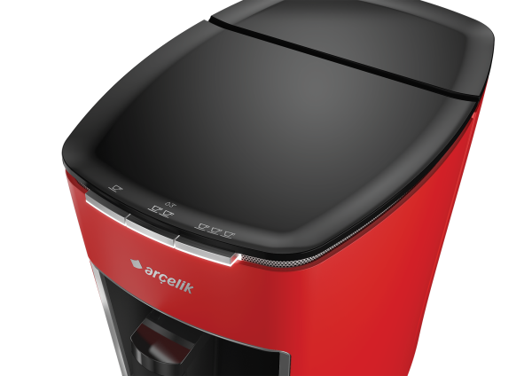 K 3400  Telve Kırmızı Türk Kahve Makinesi - Görsel 3
