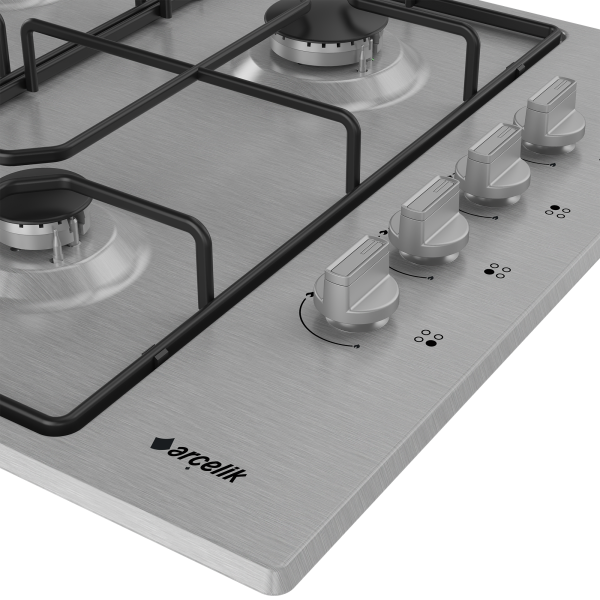 OML D 611 EI Gazlı Metal Tablalı Ocak - Görsel 4